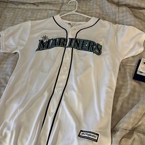 Ken Griffey Jr Youth XL home white jersey